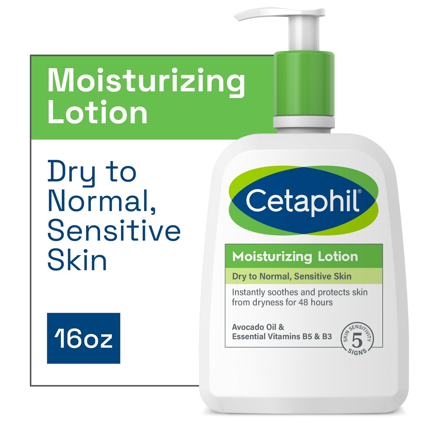 Cetaphil Moisturizing Lotion for All Skin Types 16 oz