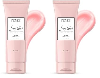 RENEE Lumi Glow Highlighting Moisturizer, Enriched with 3% Niacinamide & 1% Hyaluronic Aci