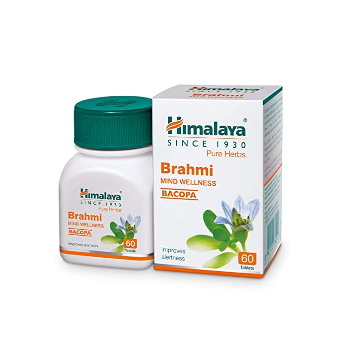 Himalaya Wellness Pure Herbs Brahmi Mind Wellness 60Tablet FREE SHIPPING