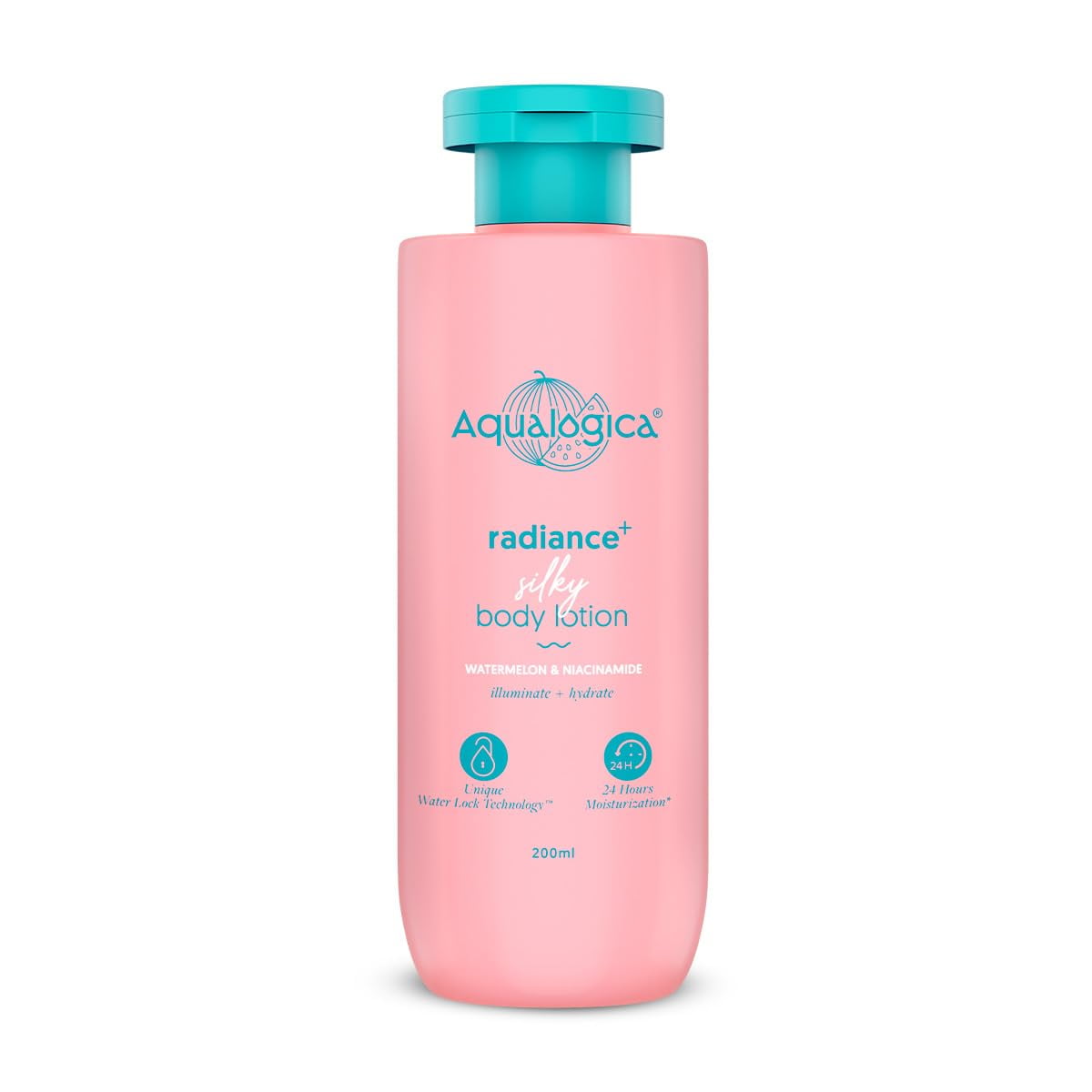Aqualogica Radiance+ Silky BodyLotion-200Ml|Long Lasting Intensive Deep 24H Moisturization