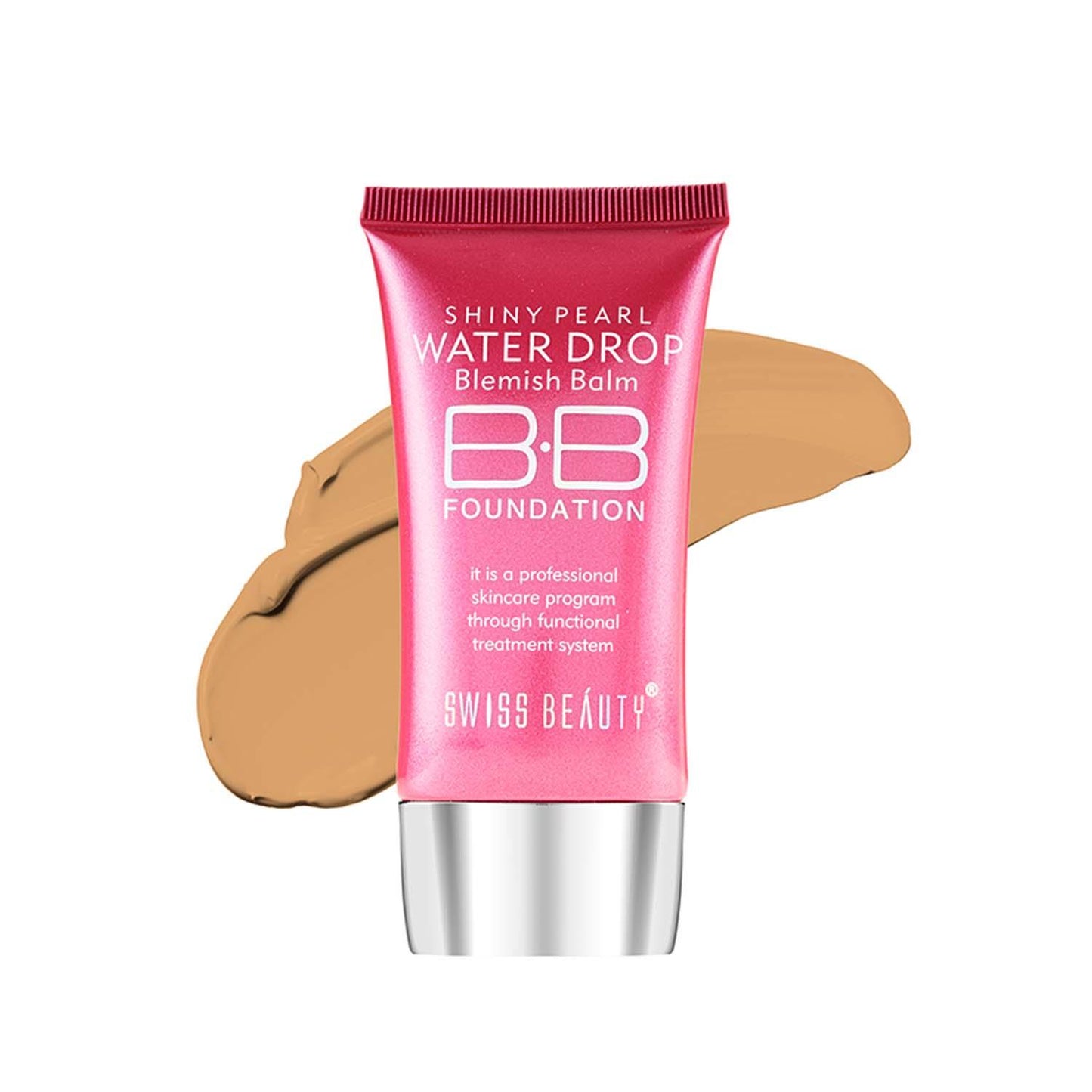SWISS BEAUTY Matte Shiny Pearl Water Drop Lightweight, Liquid Long Lasting Blemish Balm Bb