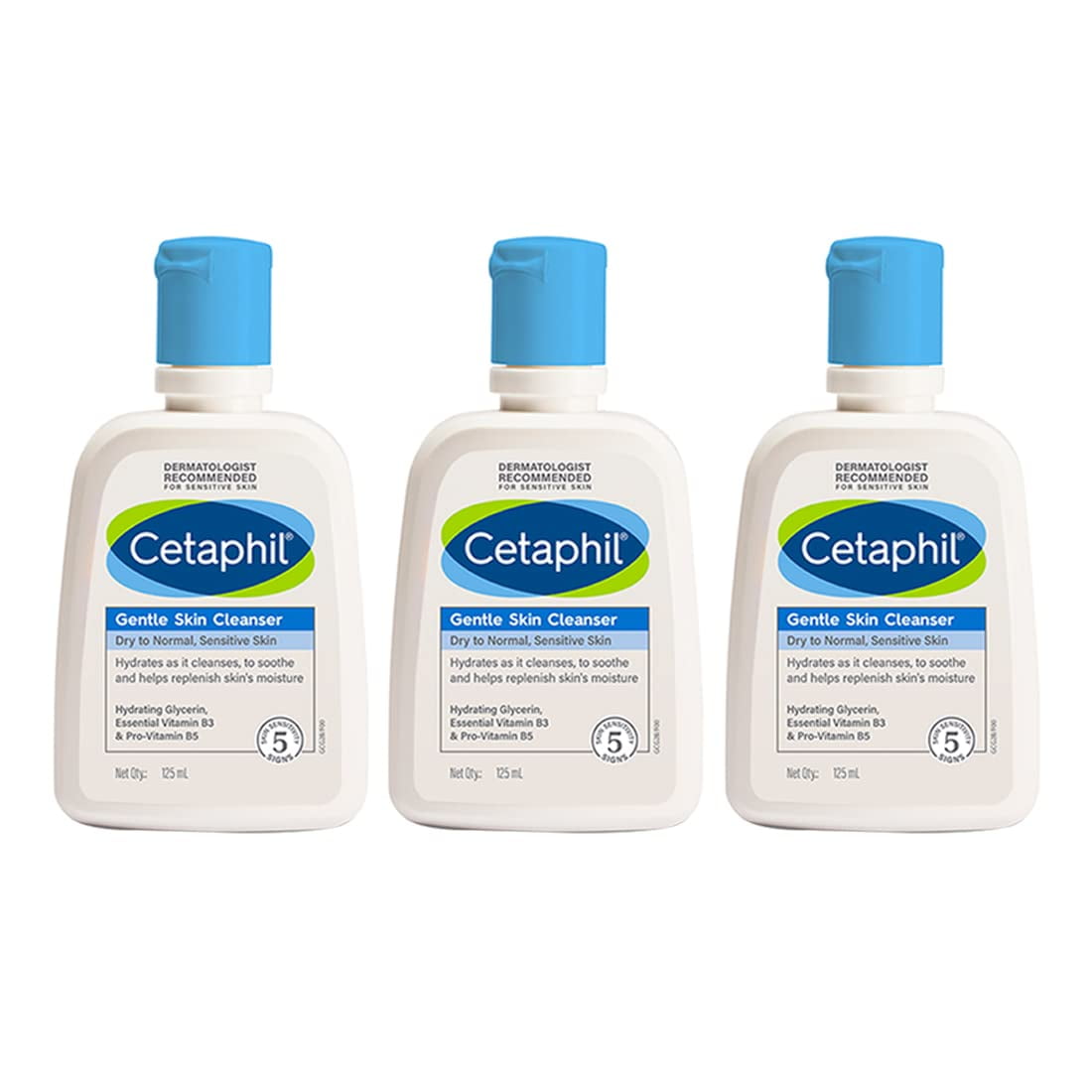 Cetaphil Gentle Skin Cleanser Dry to Normal, Sensitive Skin, 125ml