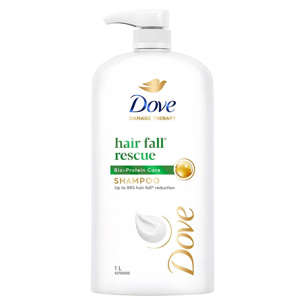 Dove Hair Fall Rescue Shampoo for Weak & Thinning Hair 1 Liter Strengthening Formula Reduc