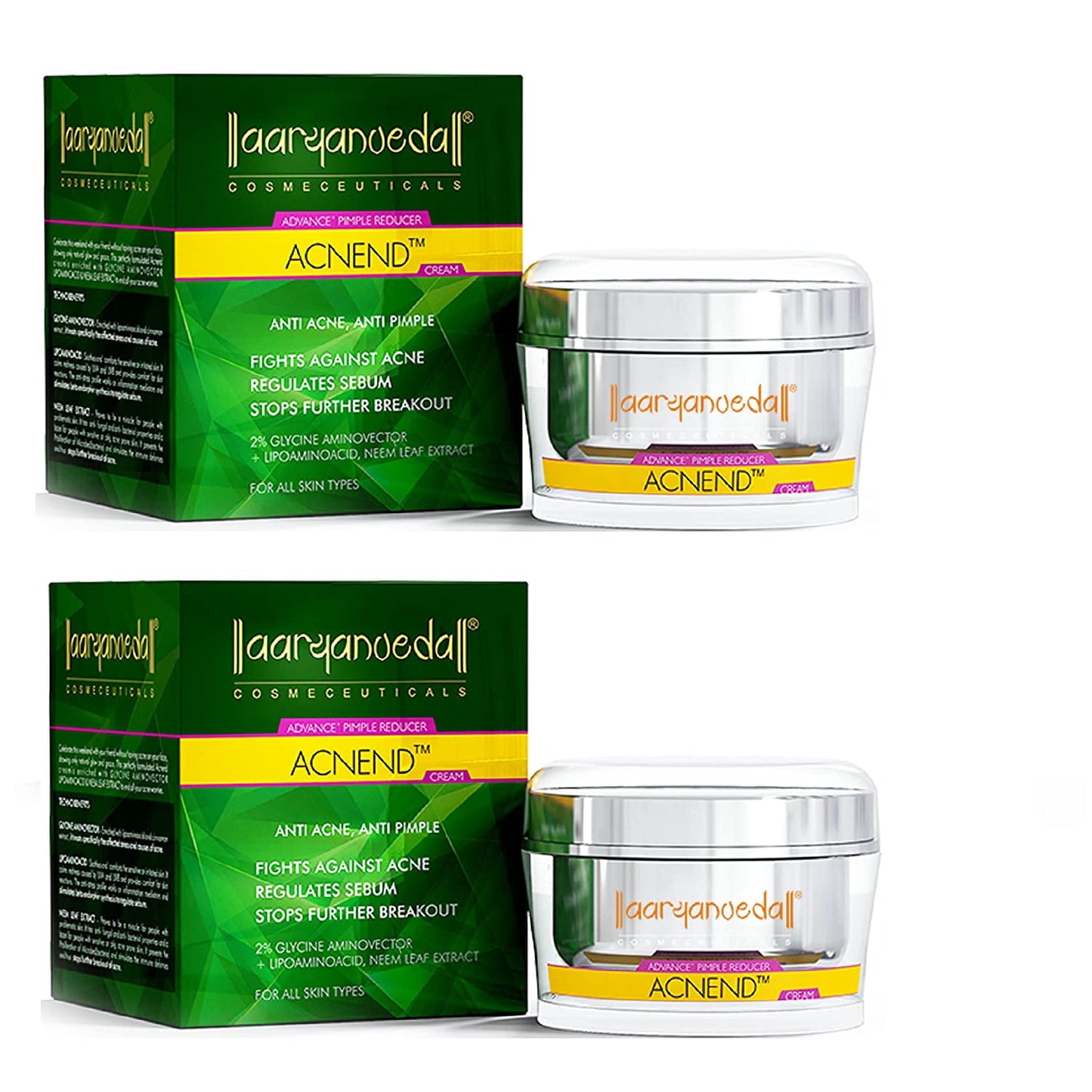 Aryanveda Acne End Cream; 50 gm