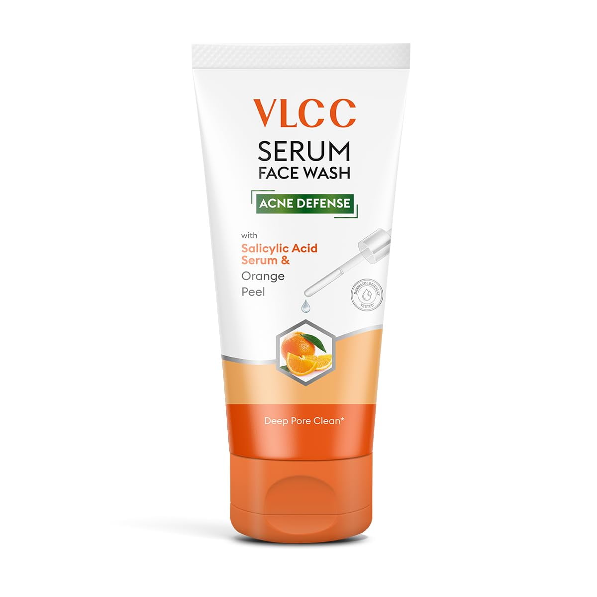 Vlcc Serum Facewash - 100Ml | With Salicylic Acid Serum To Unclog Pores & Orange Peel For