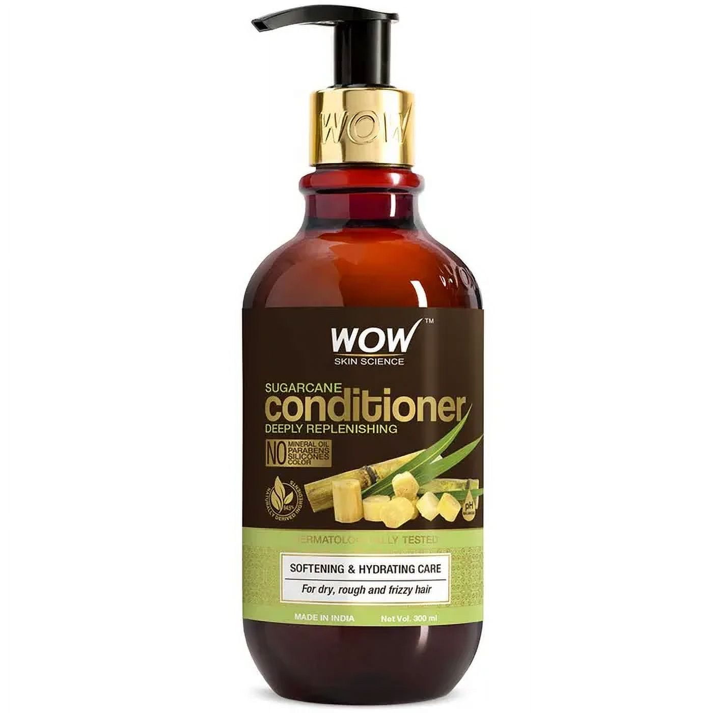 Wow Skin Science Sugarcane Conditioner - for Softening & Hydrating Care 300ml