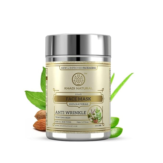 KHADI NATURAL Anti Wrinkle Herbal FaceMask, 50g