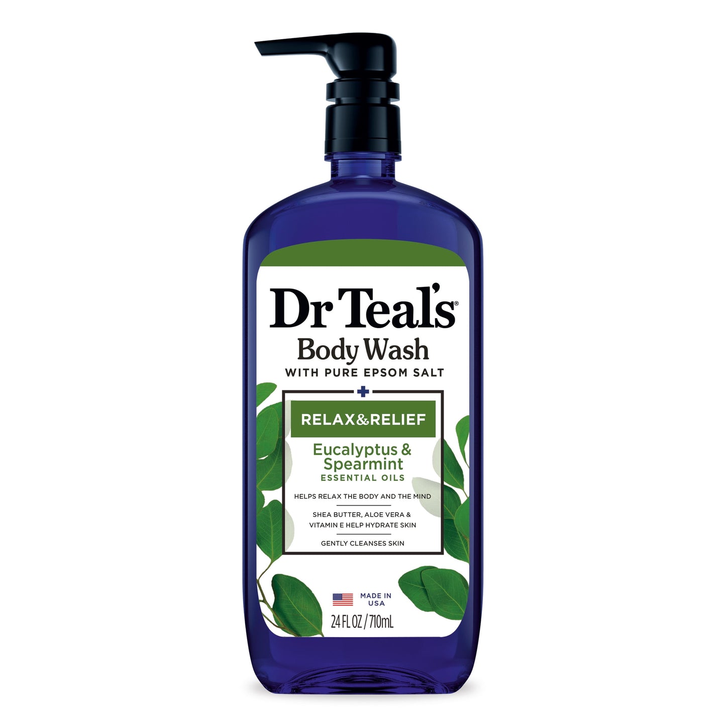 Dr Teal's BodyWash Relax and Relief with Eucalyptus Spearmint, 24 fl oz