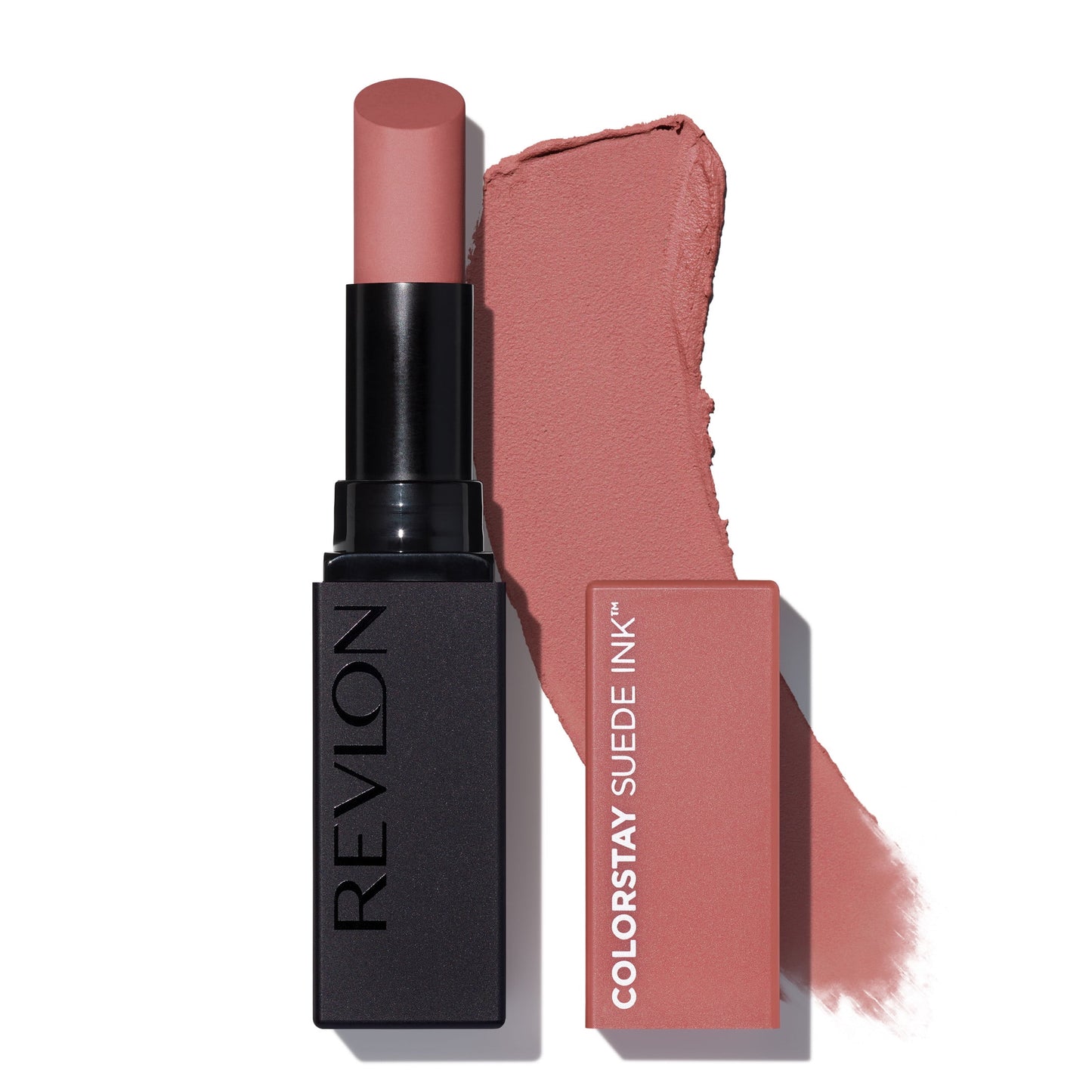 Revlon ColorStay Suede Ink Lightweight Matte Lipstick with Vitamin E, 001 Gut Instict, 0.0