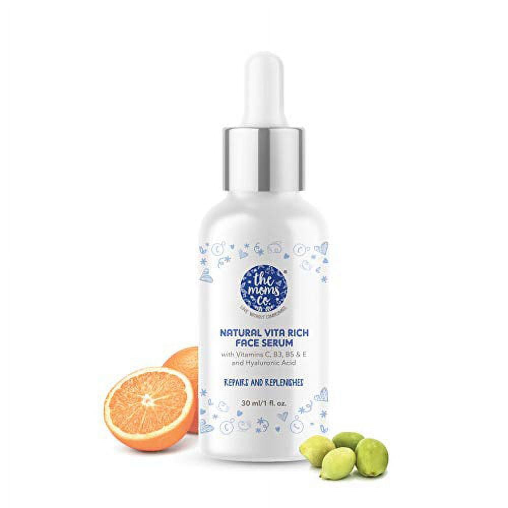 The Moms Co. Natural Vitamin C FaceSerum for Deep Hydration,Pigmentation, Fine Lines & Wri