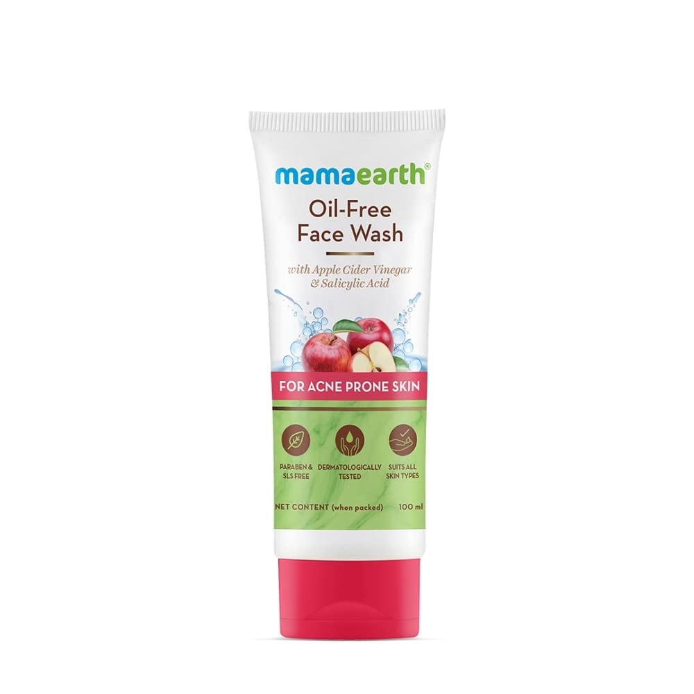 Mamaearth Oil Free FaceWash For Oily Skin, With Apple Cider Vinegar & Salicylic Acid For A