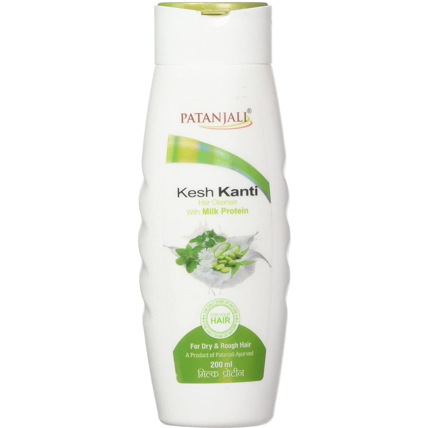 Pack Of 3 - Patanjali Milk Protein Hair Cleanser Shampoo - 200 Ml (6.76 Oz)