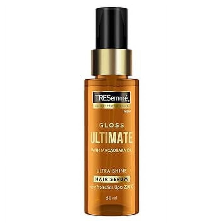 TRESemme Gloss Ultimate Ultra Shine Hair Serum 50ml with Macadamia Oil & Vitamin E, for Su
