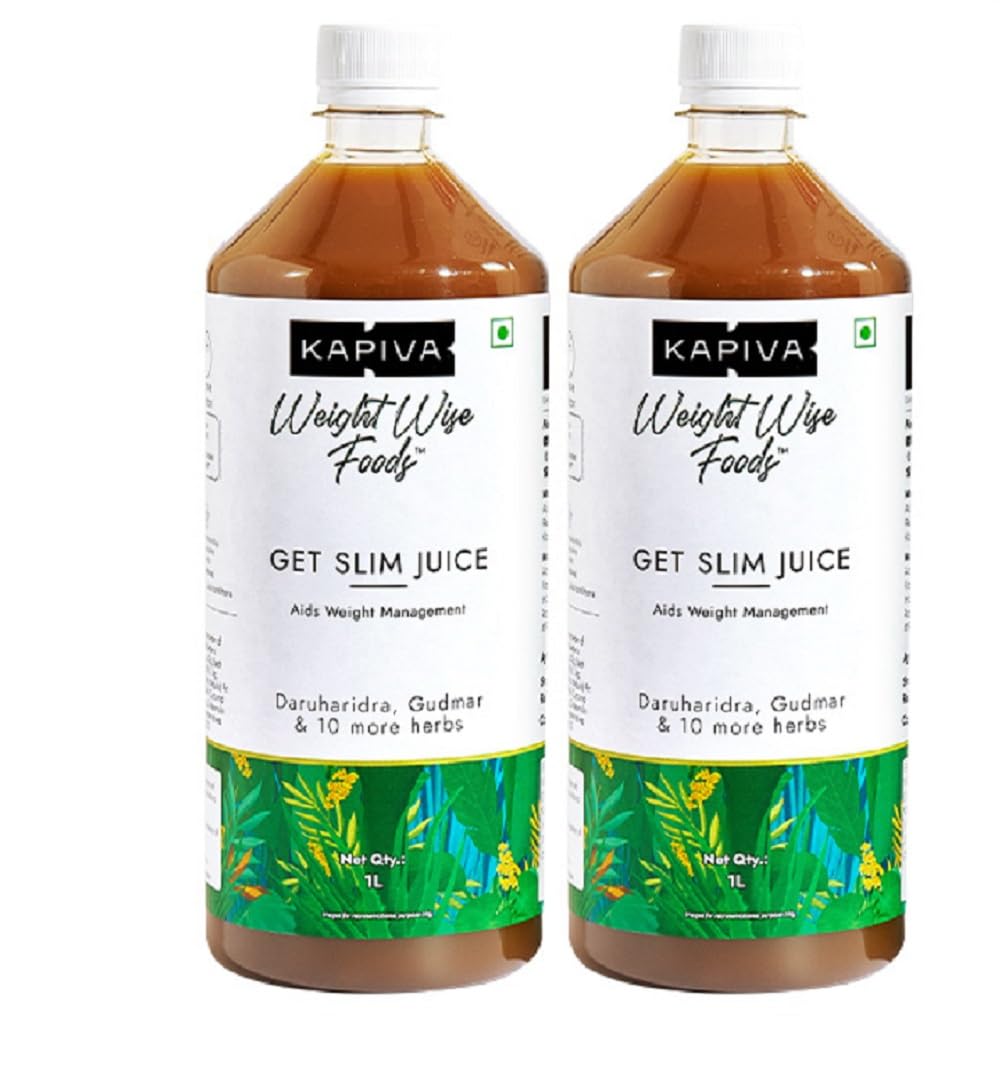 Kapiva Get Slim Juice (2L) | Healthy Weight Management Through 12 Ayurvedic Herbs | Aids Metabolism and Digestion - Super Saver