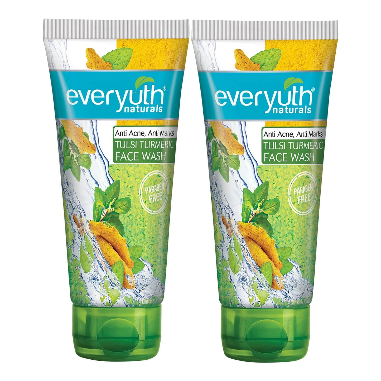 Everyuth Anti-Acne Anti Marks Tulsi Turmeric FaceWash