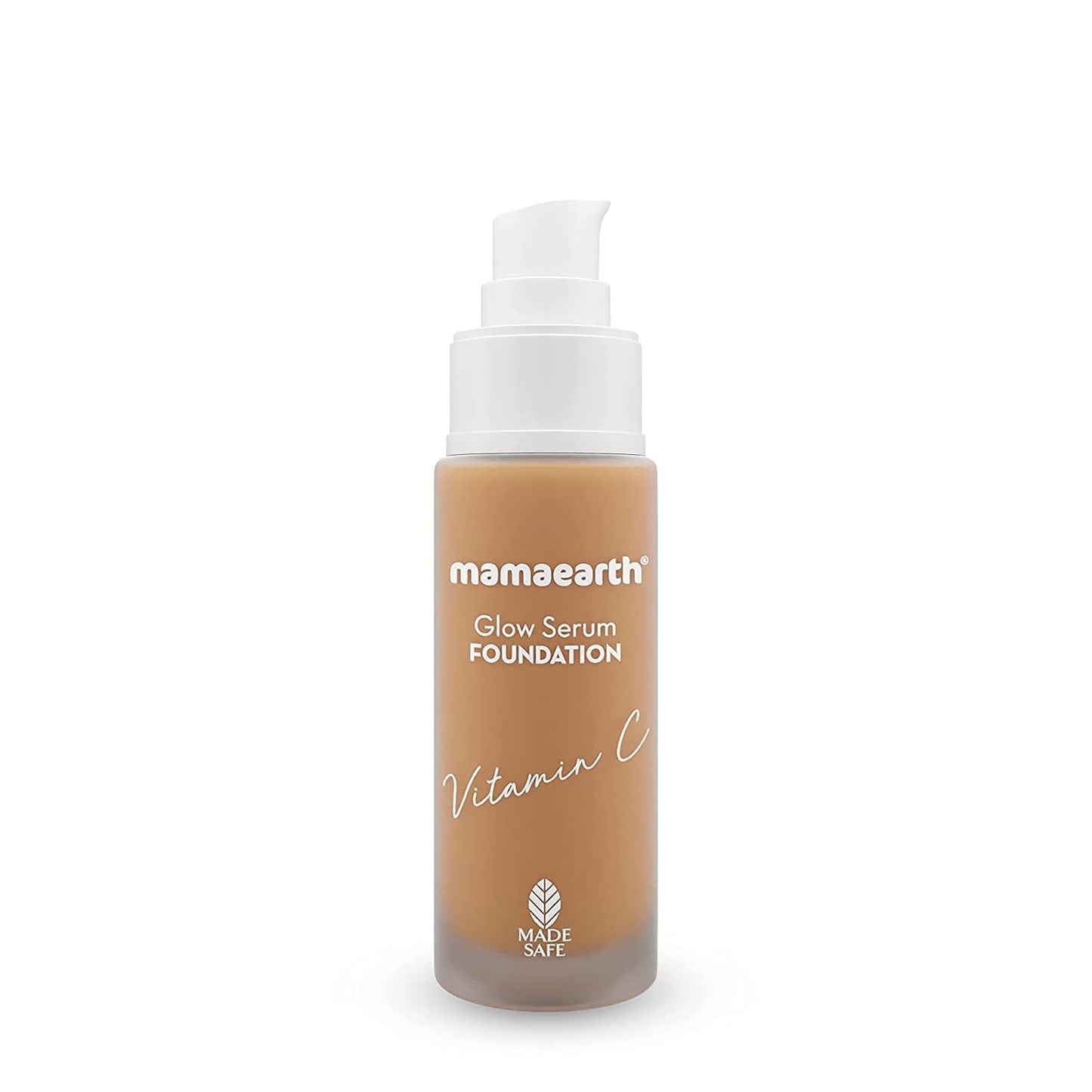 Mamaearth Glow Serum Matte Light Coverage Foundation Creamy With Vitamin C & Turmeric For