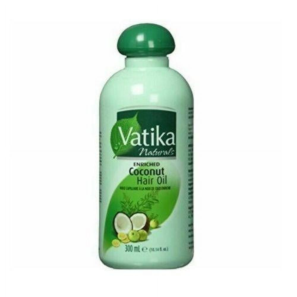 Vatika Naturals Coconut HairOil (Pack of 3) with Henna, Amla, lemon - 300 ml