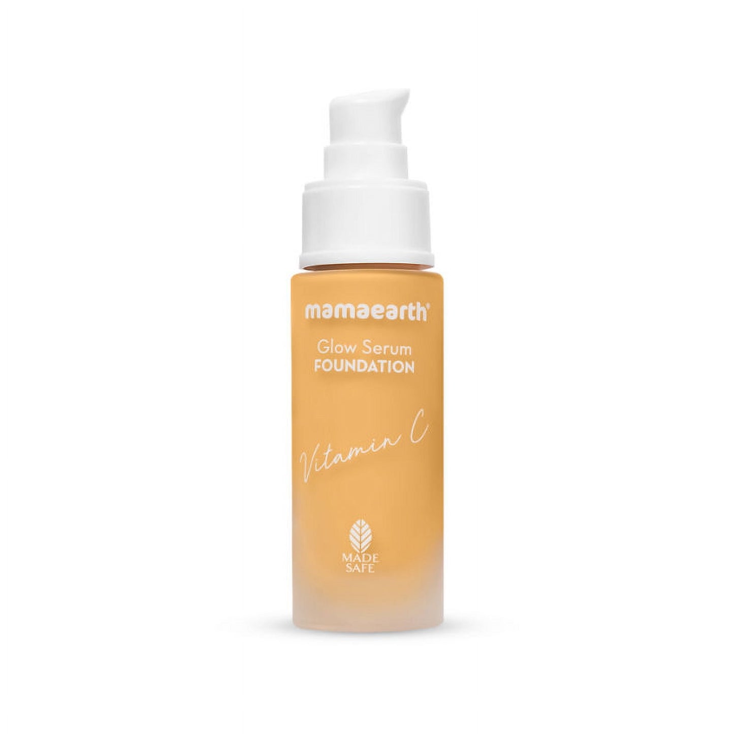 Mamaearth Glow Serum Foundation with Vitamin C & Turmeric for 12-Hour Long Stay- 02 Creme