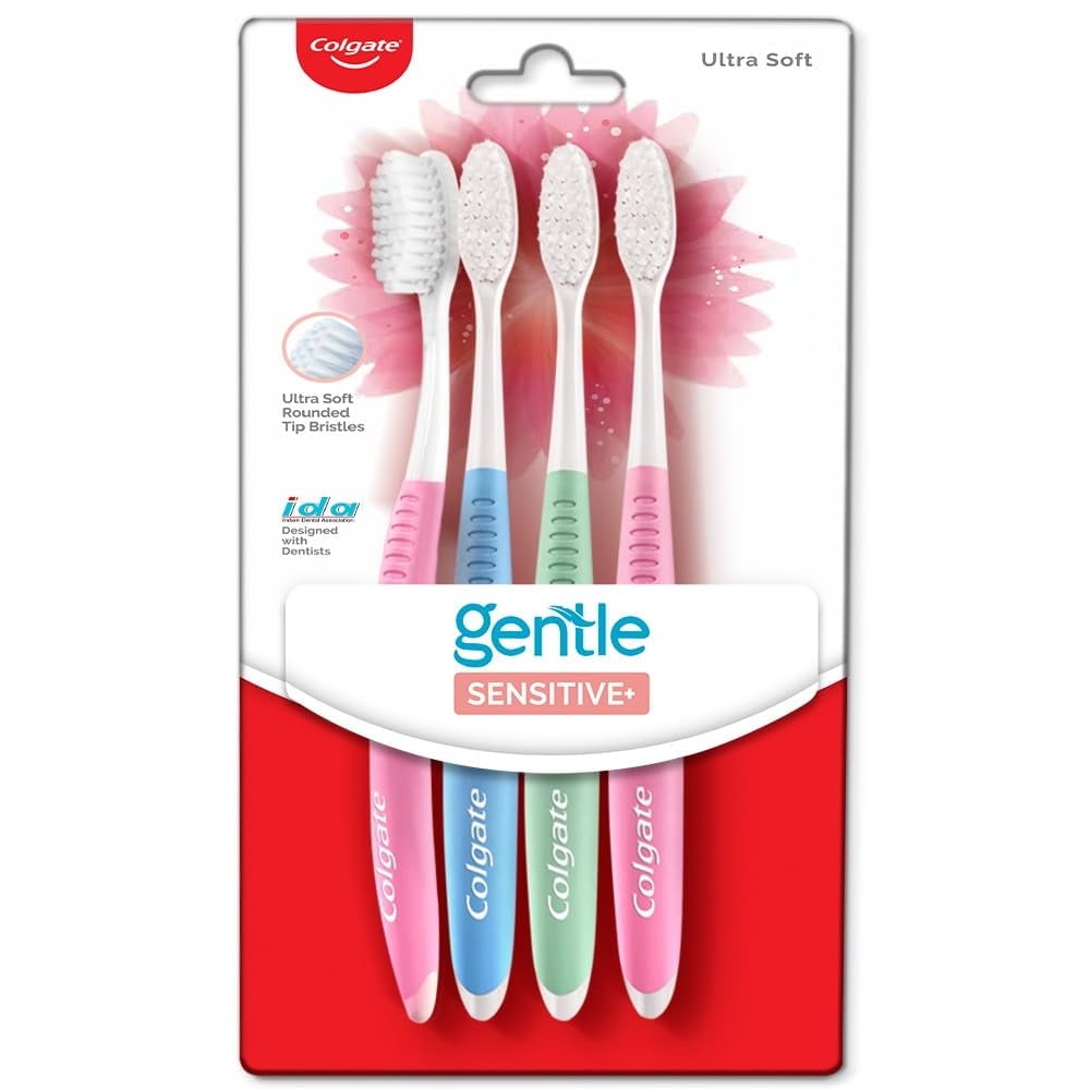 Colgate Toothbrush Sensitive, Pack Of 4 Brushes