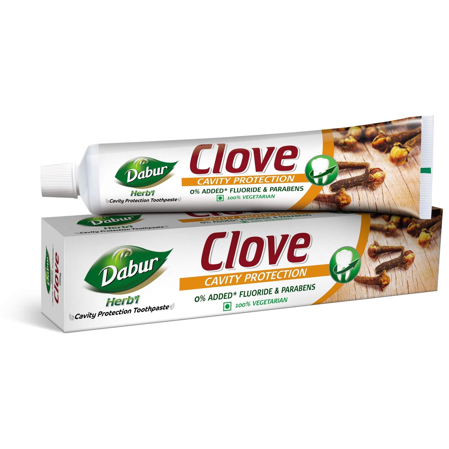 Dabur Herb'l Clove Toothpaste, 200x2 gm herbal paste