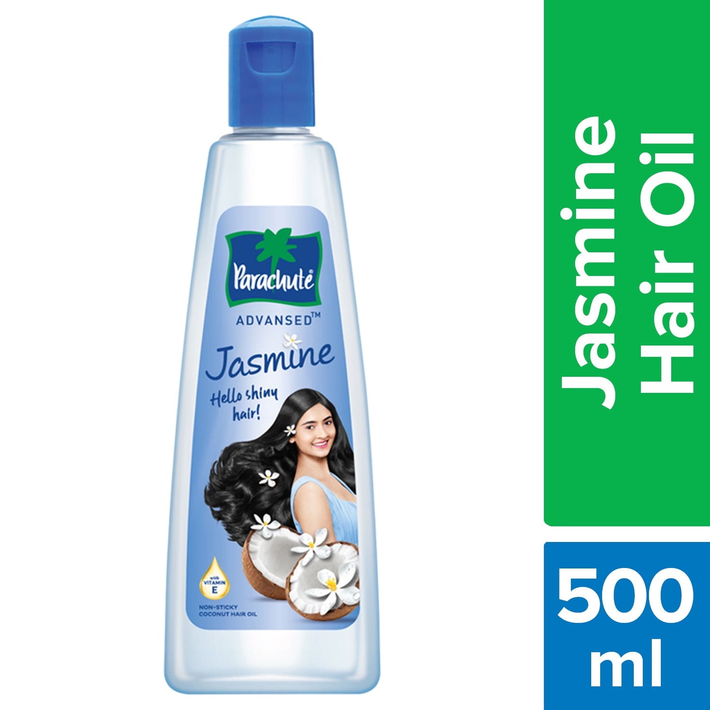 Parachute Advansed Jasmine Coconut HairOil, Vitamin E for Healthy Shiny Hair, Non-sticky(5