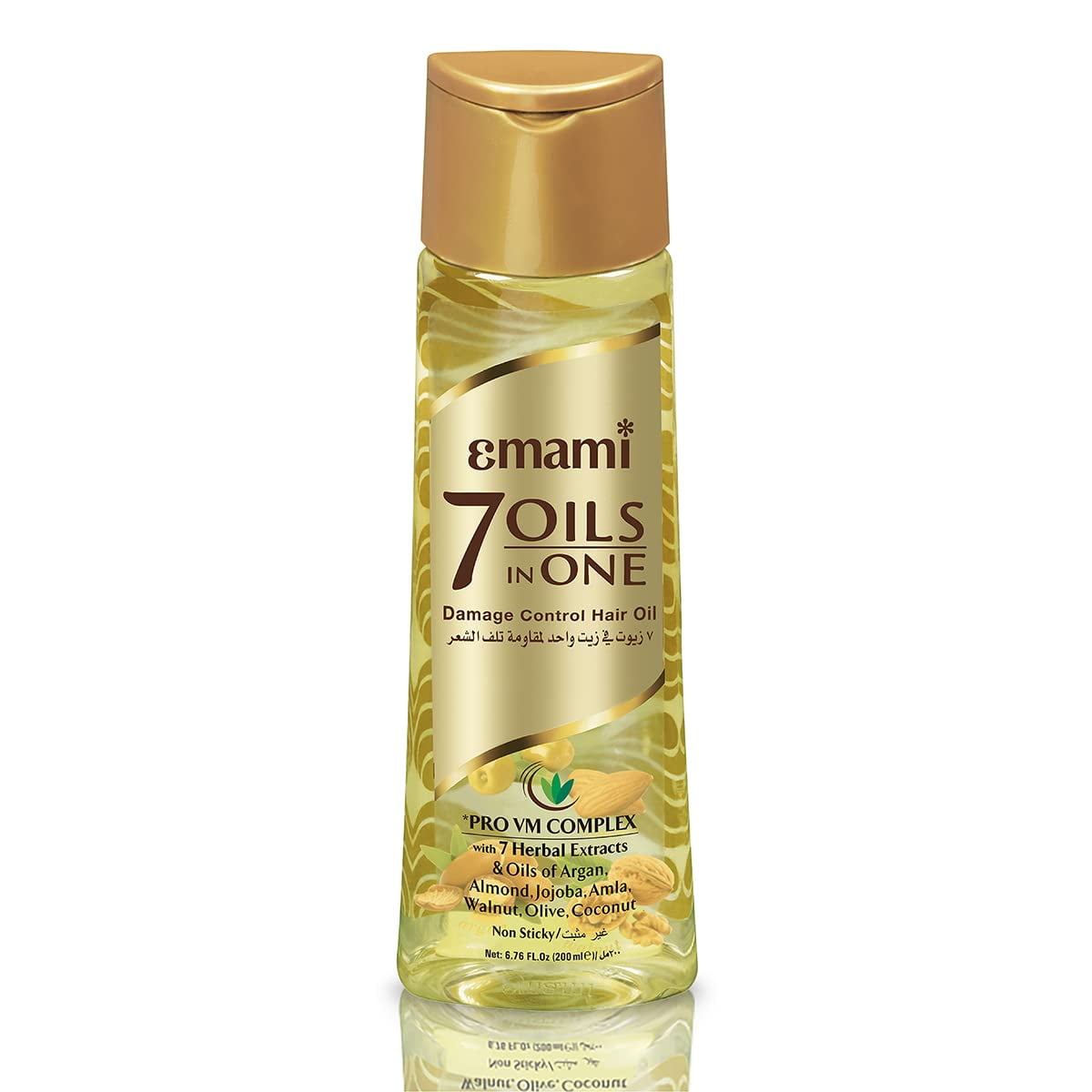 Naturix Emami 7 Oils In One Non Sticky and Non Greasy HairOil, Free of Sulphates, Parabens