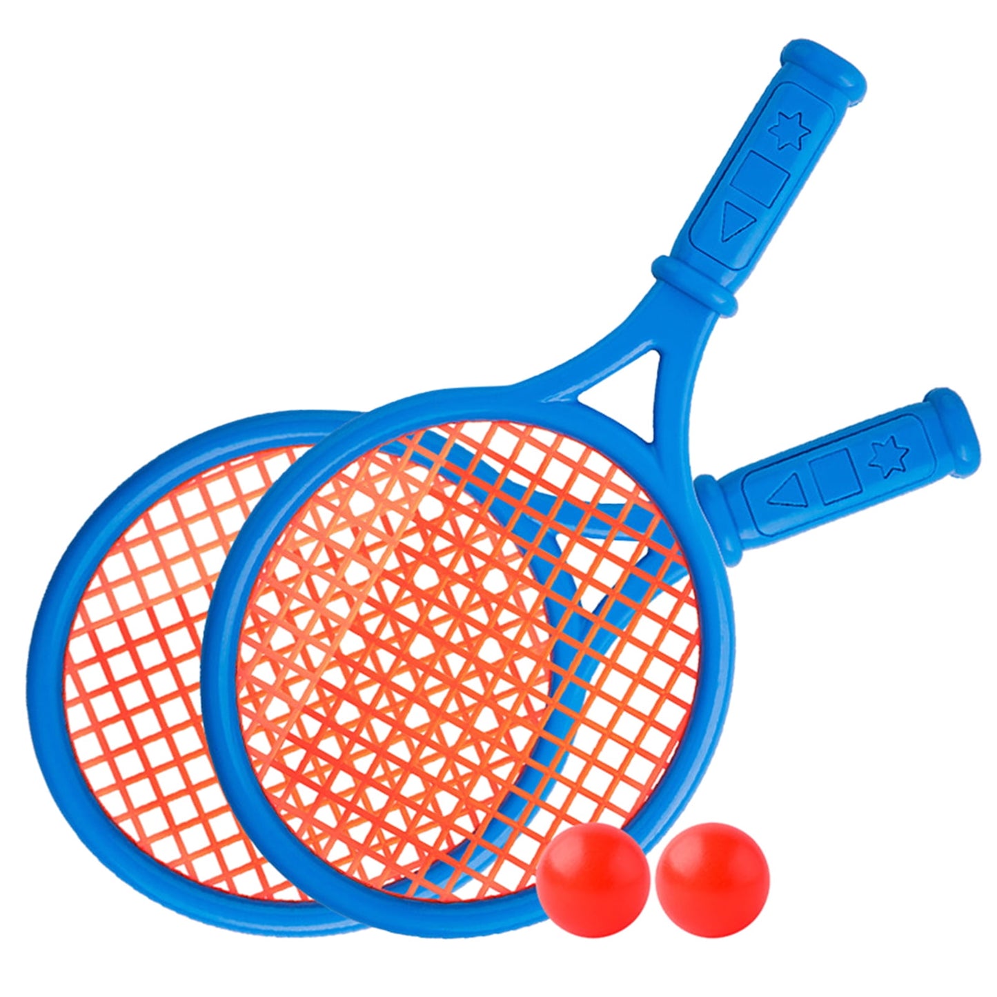 Tomfoto Kids Tennis Racquet Set Children Funny Tennis with Balls for Home Garden Beach Sc