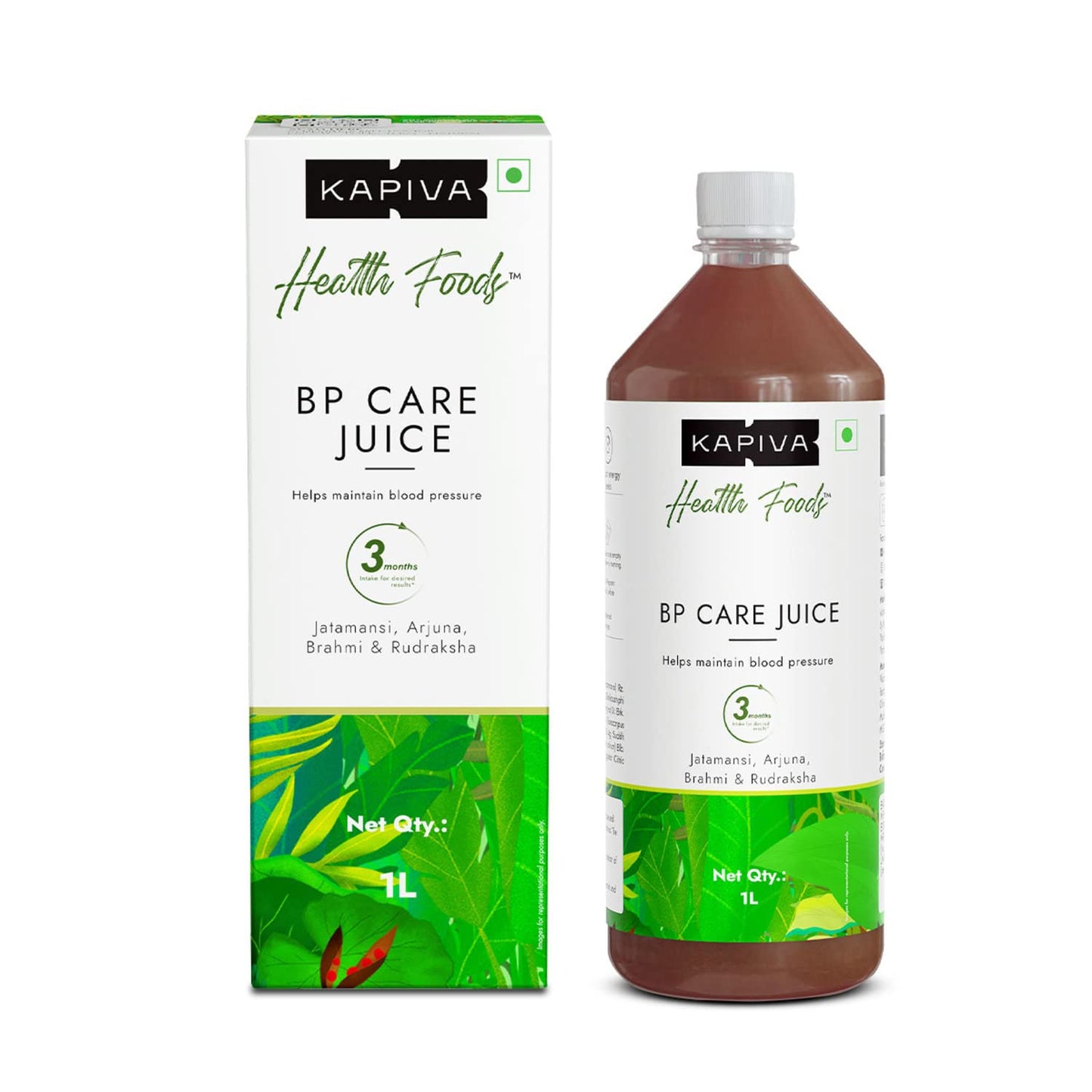 Kapiva Bp Care Juice - 100% Ayurvedic Juice For Controlling Blood Pressure & Cholesterol L