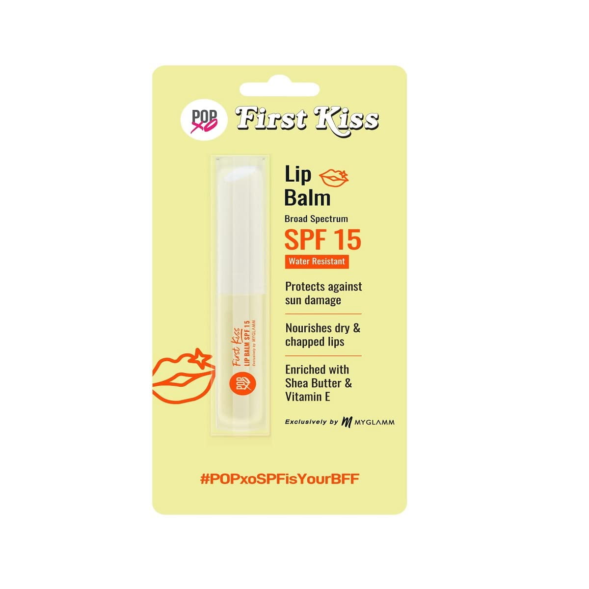 Myglamm POPxo First Kiss LipBalm with SPF 15-1.5Gm