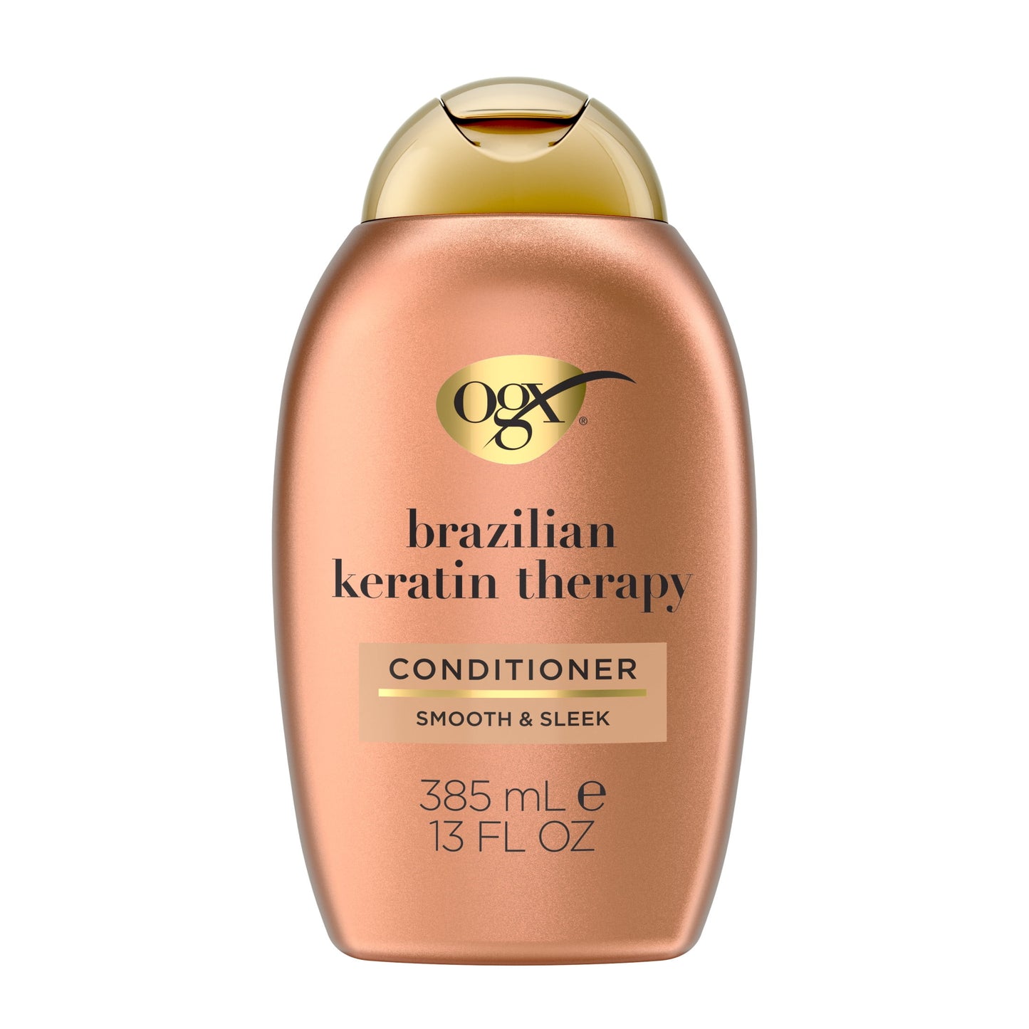OGX Ever Straightening + Brazilian Keratin Therapy Hair-Smoothing Daily Conditioner, 13 fl