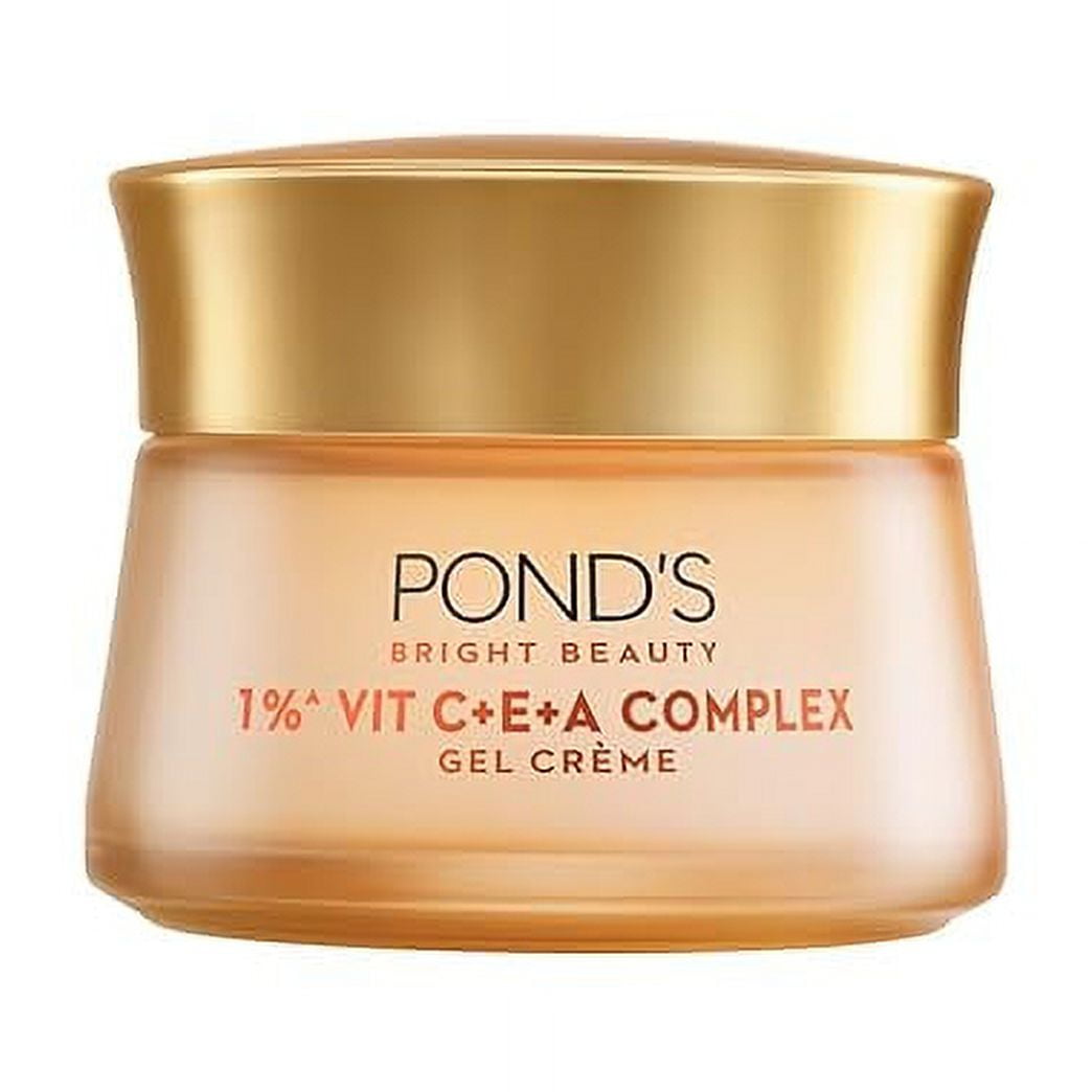 POND'S Bright Beauty 1% Vit C+E+A Gel Crème 50g Each, (Pack of Three)