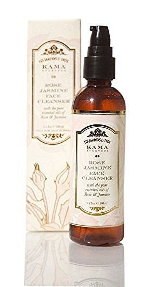 Kama Ayurveda Rose and Jasmine FaceCleanser with the Pure Essential Oils of Rose and Jasmi