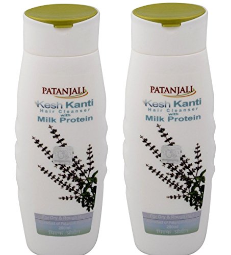 Patanjali Kesh Kanti Milk Protein Hair Cleanser Shampoo, 200ml (Pack of 2)