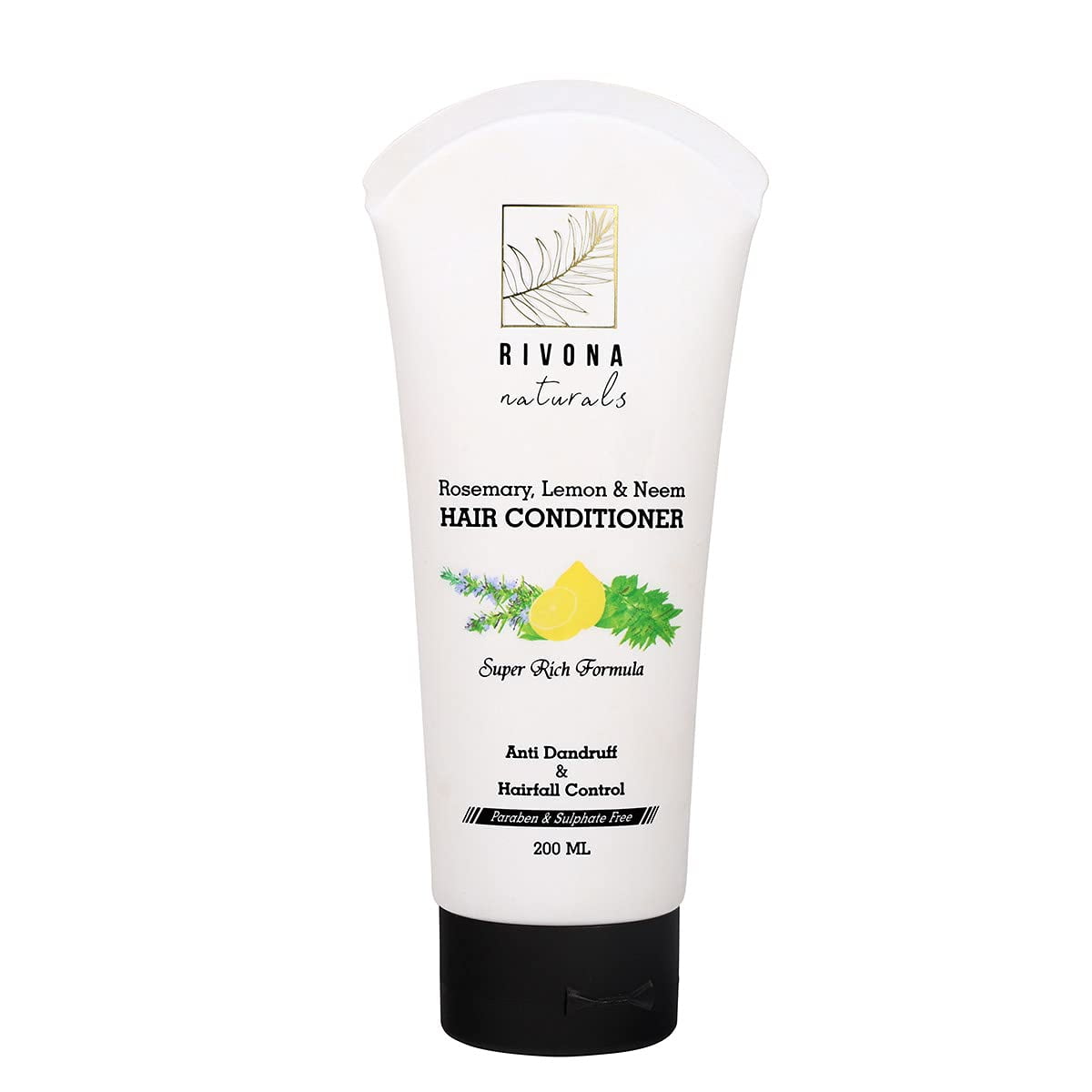 RIVONA NATURALS Hair Conditioner with Argan Oil, Rosemary, Lemon and Neem Anti-Dandruff an