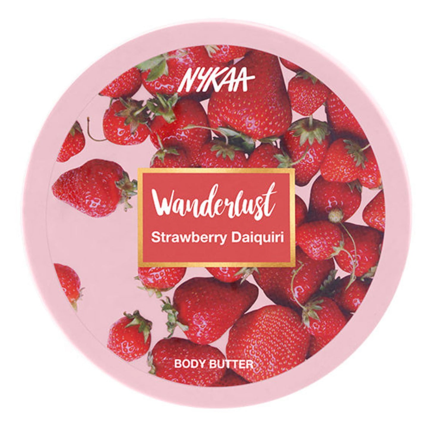 Nykaa Naturals Wanderlust Body Butter, Strawberry Daiquiri, 6.7 oz