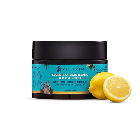 PILGRIM Korean Retinol Anti Aging NightCream with Hyaluronic Acid & Vitamin C |Discover yo