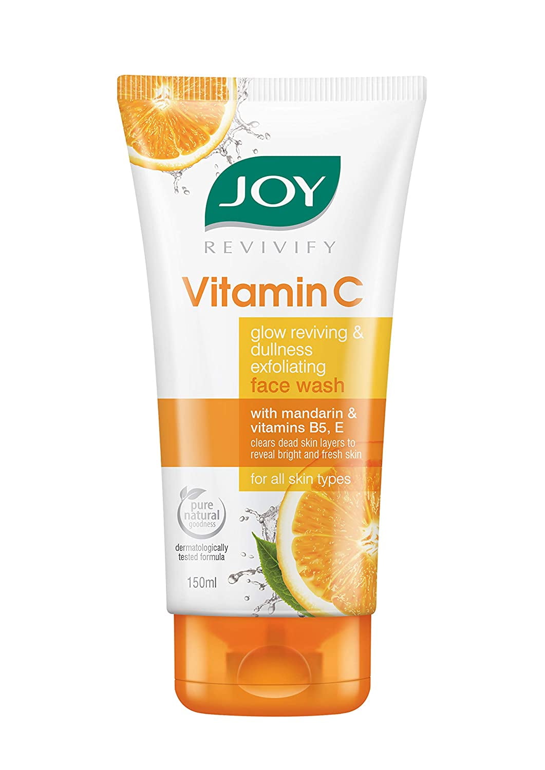Joy Revivify Vitamin C FaceWash with Mandarin, Vitamin B5 - 150ml