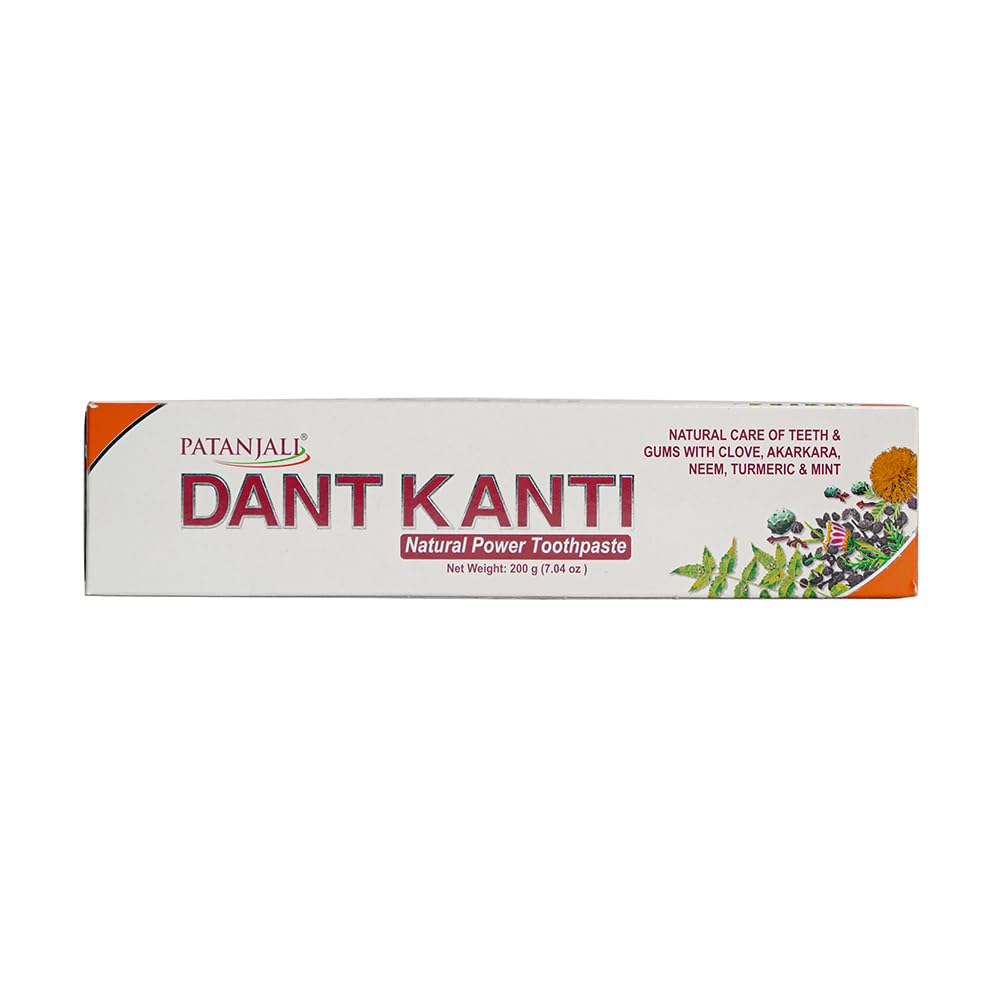 Patanjali Dant Kanti Ayurvedic Herbal Toothpaste 200Gm - Herbal Toothpaste