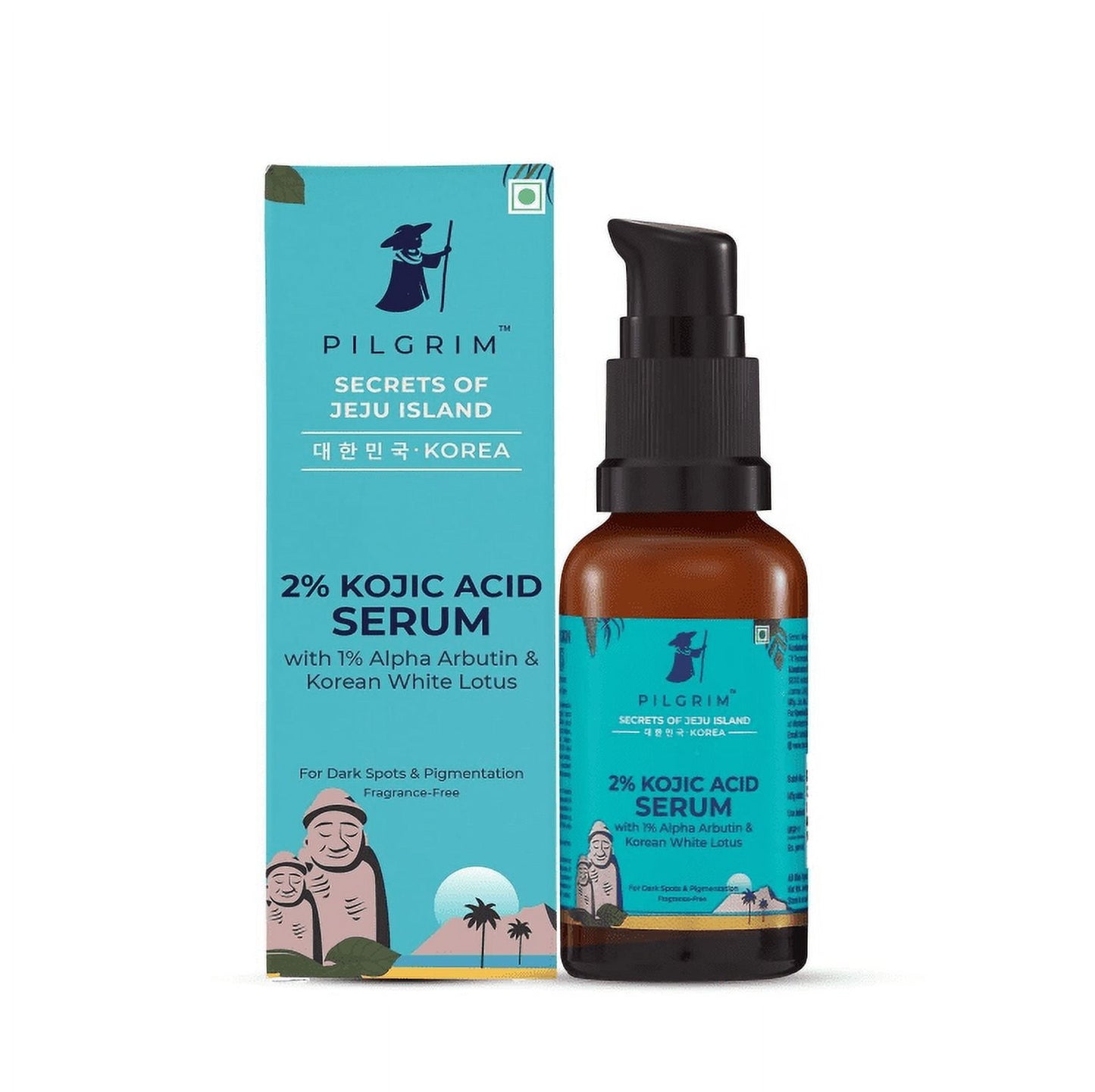 Pilgrim 2% Kojic Acid Serum for Acne, 30 mL