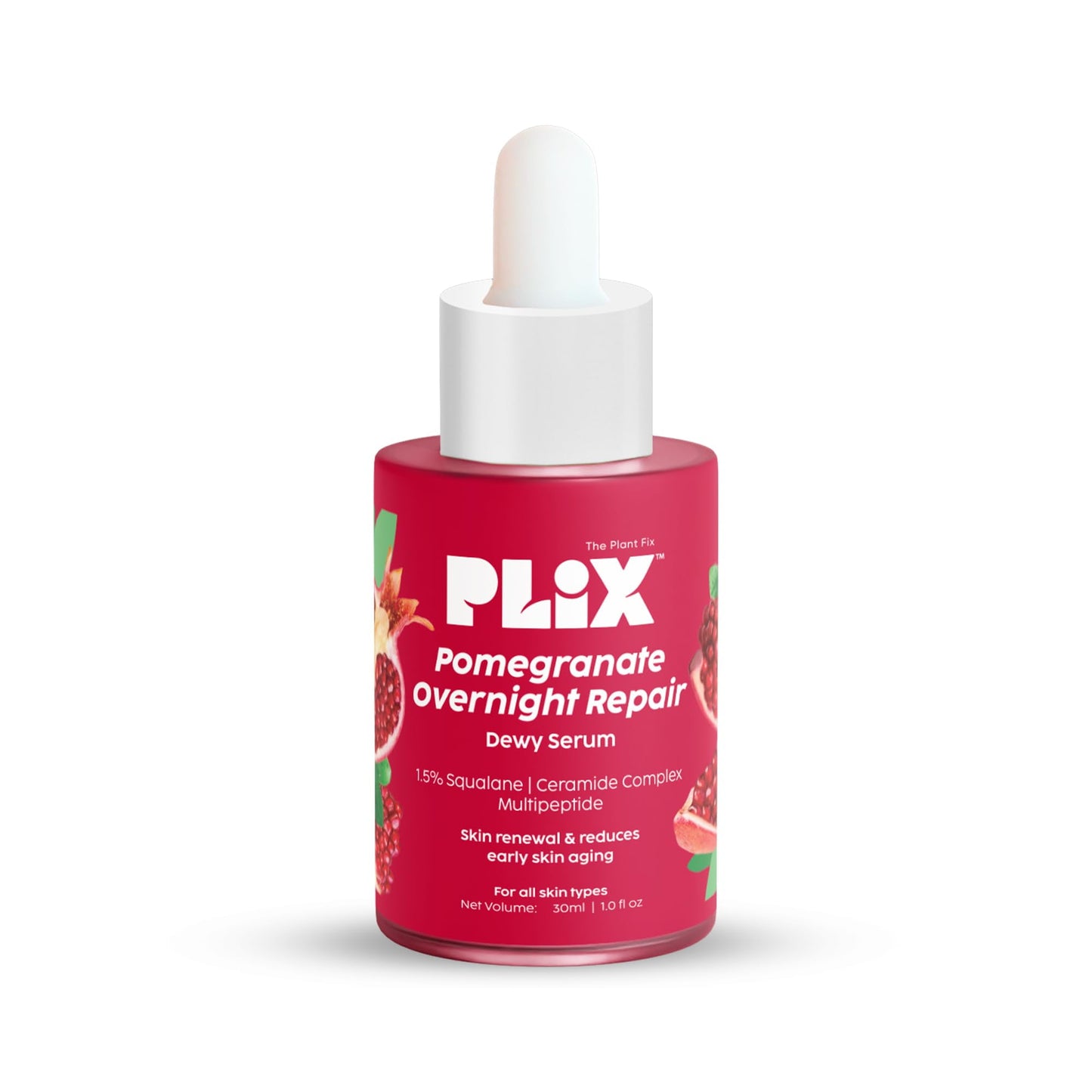Plix - The Plant Fix Pomegranate Overnight Repair Dewy Serum (30Ml) For Ageless Younger Sk