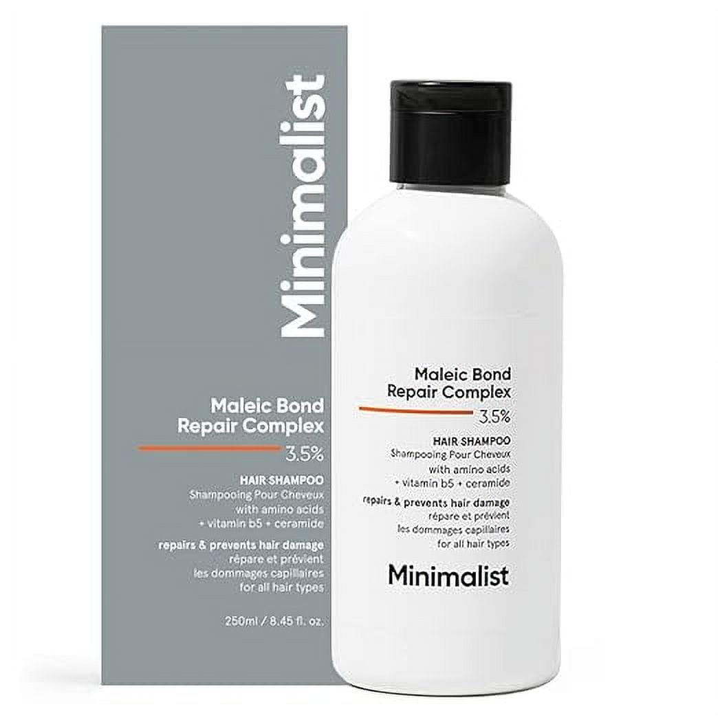Minimalist Bond Repair Shampoo For Damaged, Dry & Frizzy Hair, Maleic Bond Repair Complex