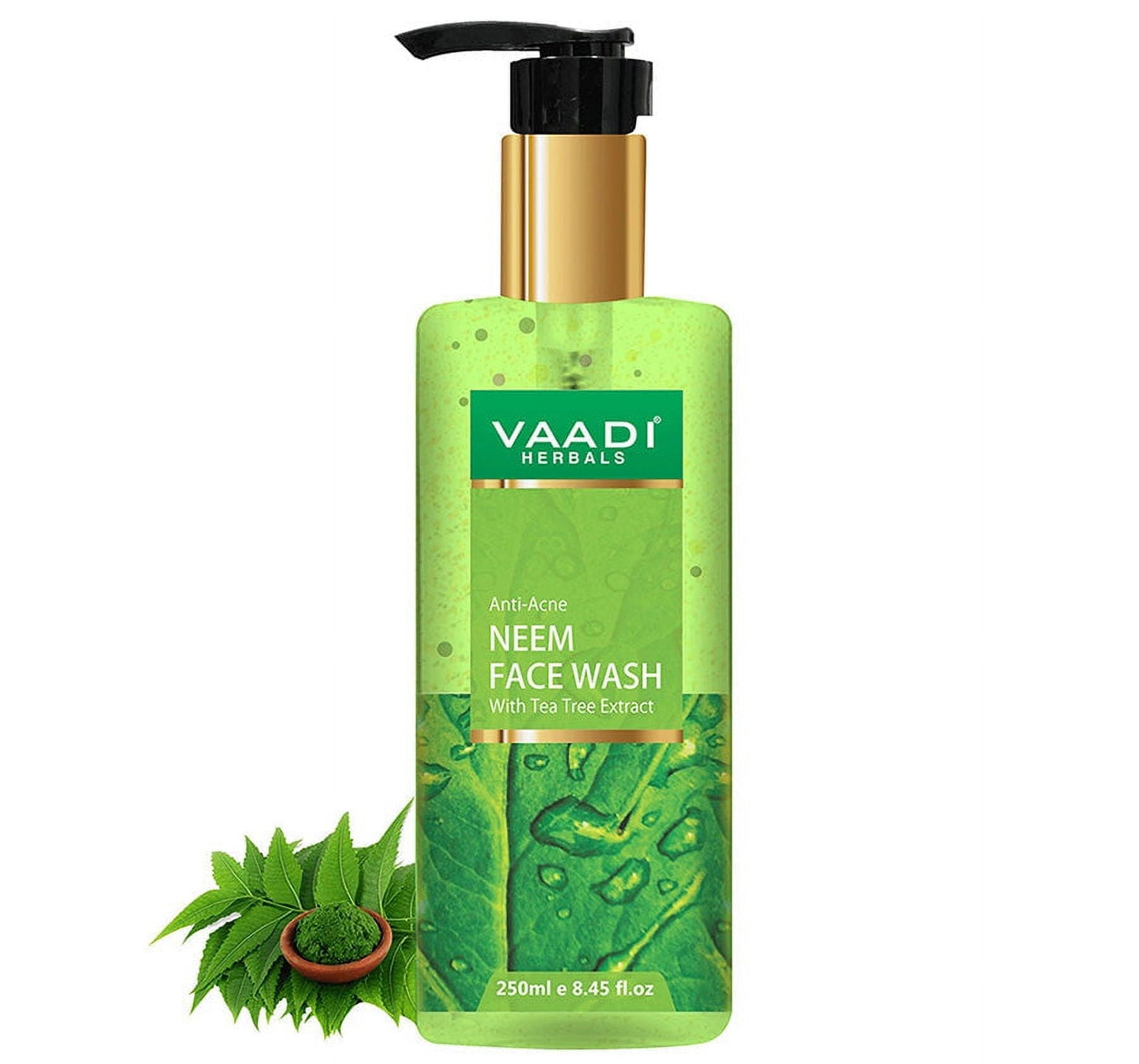 Vaadi Herbals Anti-Acne Neem FaceWash With Tea Tree Extract (250 ml)
