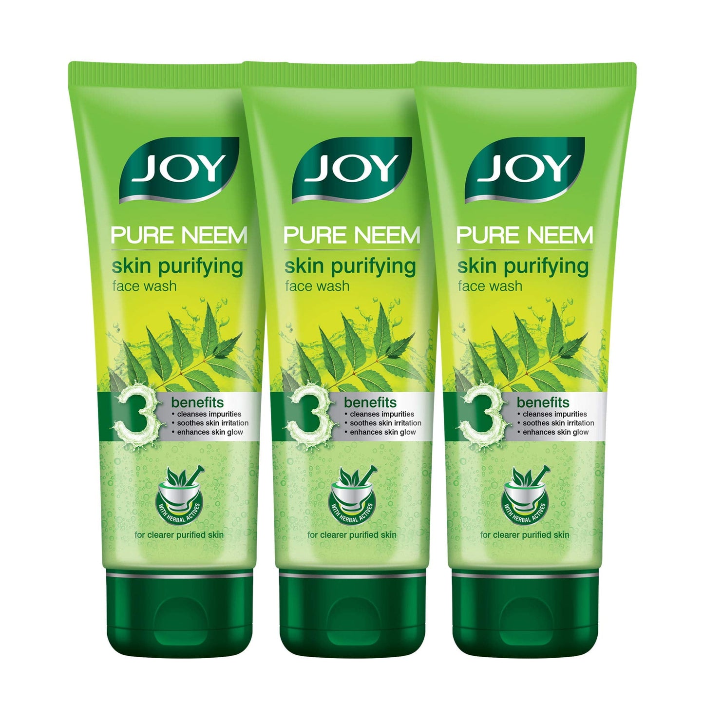 Joy Pure Neem Skin Purifying Gel FaceWash With Natural Ingredients, For All Skin Type (Pac