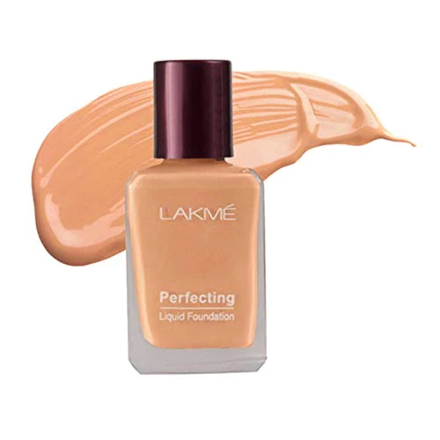 LAKMÉ Perfecting Liquid Foundation, Shell, Waterproof Full Coverage Long Lasting - Light O