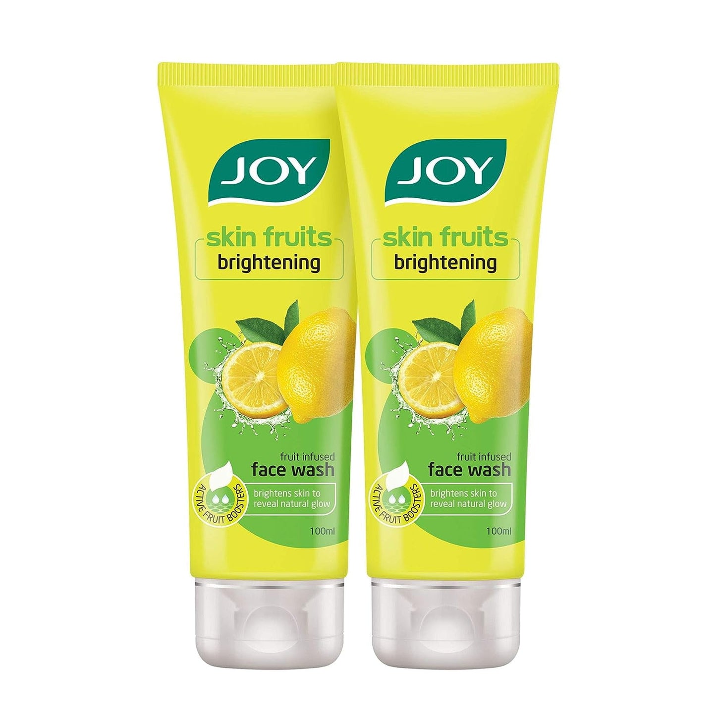 Joy Skin Fruits Lemon Brightening FaceWash, Oil Clear and Fruit Infused with Lemon Extract