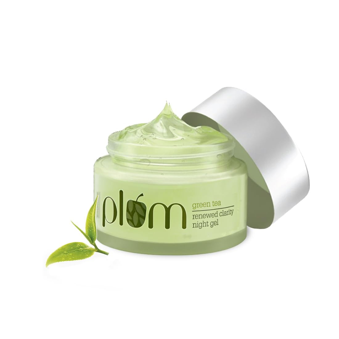 Plum Green Tea Renewed Clarity Night Gel Moisturizer | With Glycolic Acid & Willow Bark |