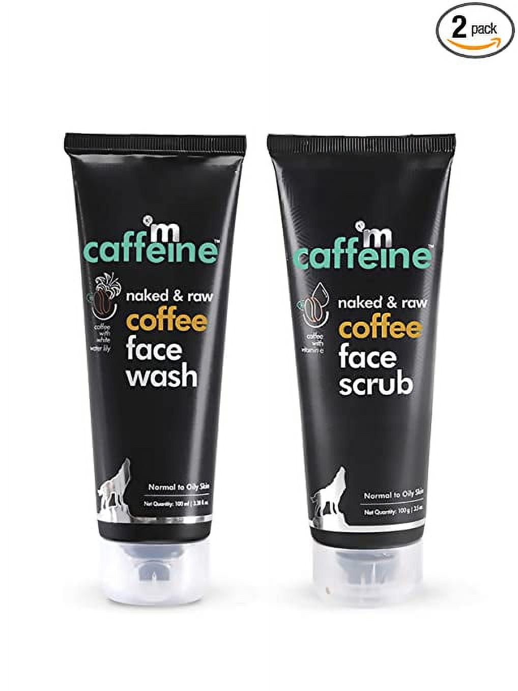 mCaffeine Coffee Anti Pollution Kit Deep Cleanse Blackheads Removal FaceWash (100ml) Face