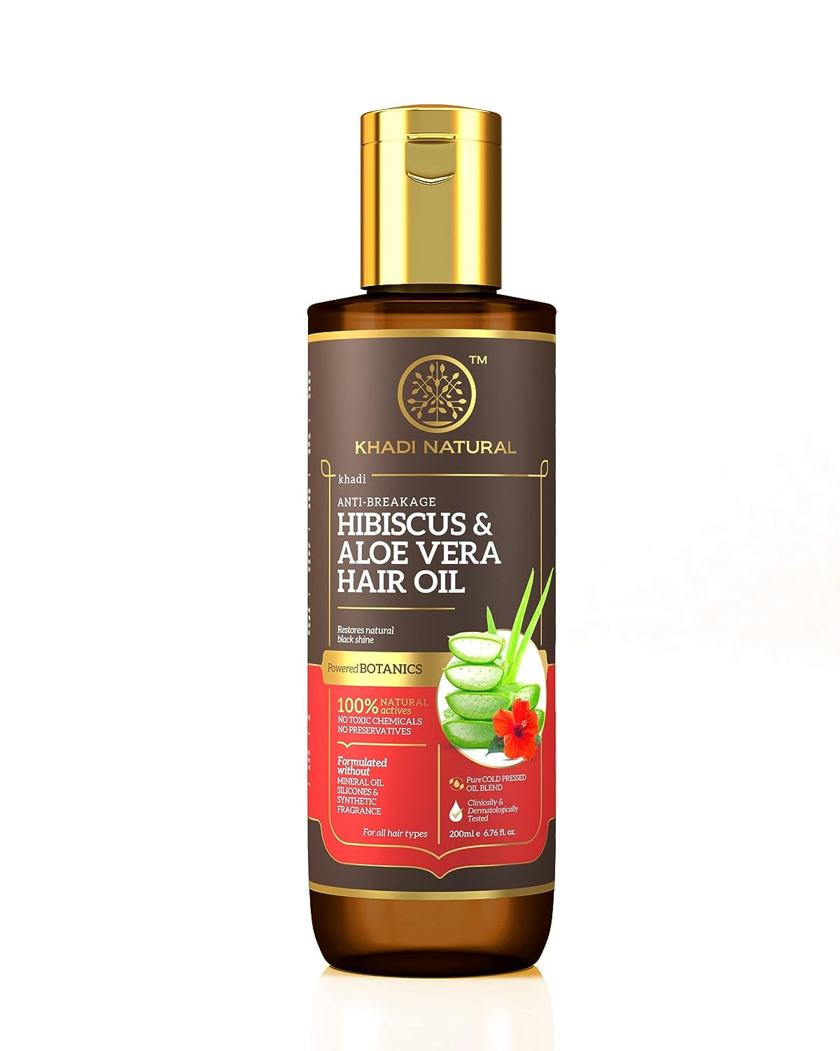 Khadi Natural Hibiscus & Aloe Vera HairOil 200 ml