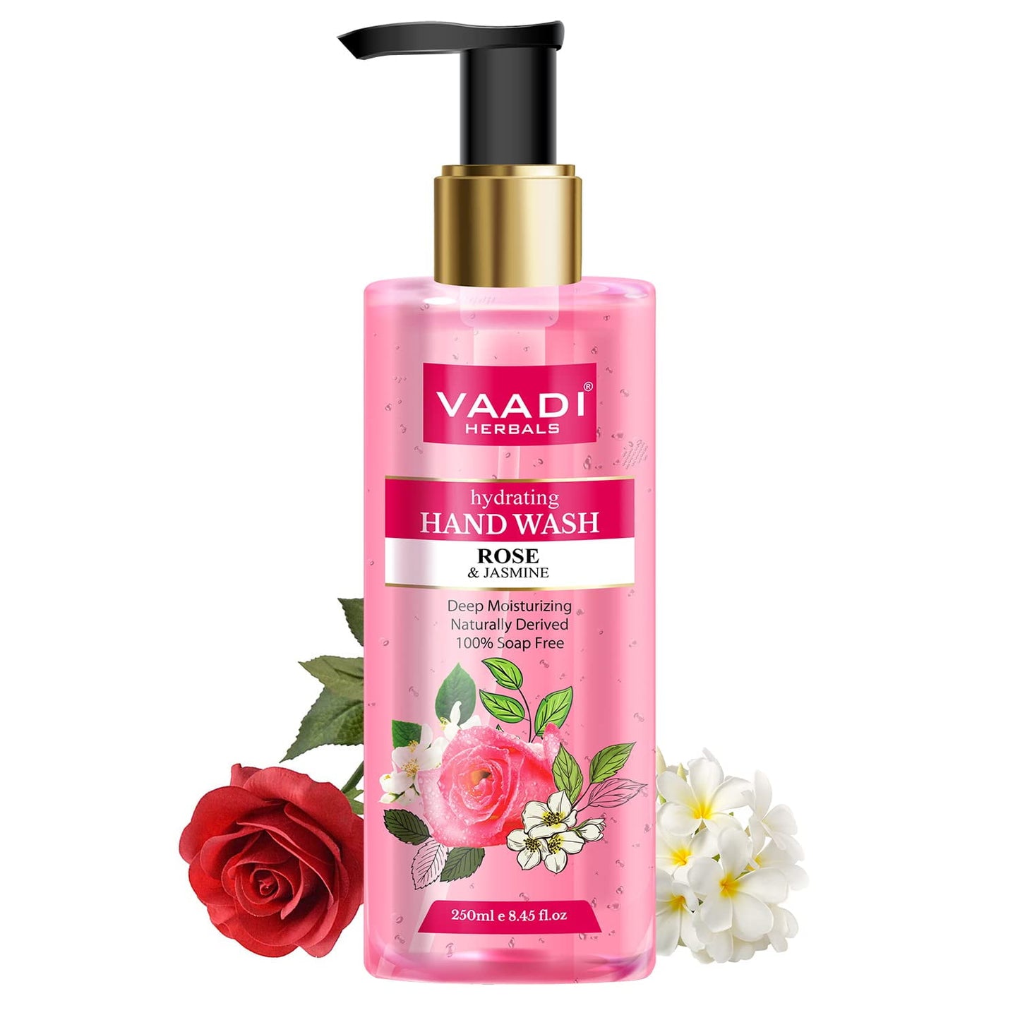 Vaadi Herbals Hydrating Rose And Jasmine Hand Wash - 250 Ml