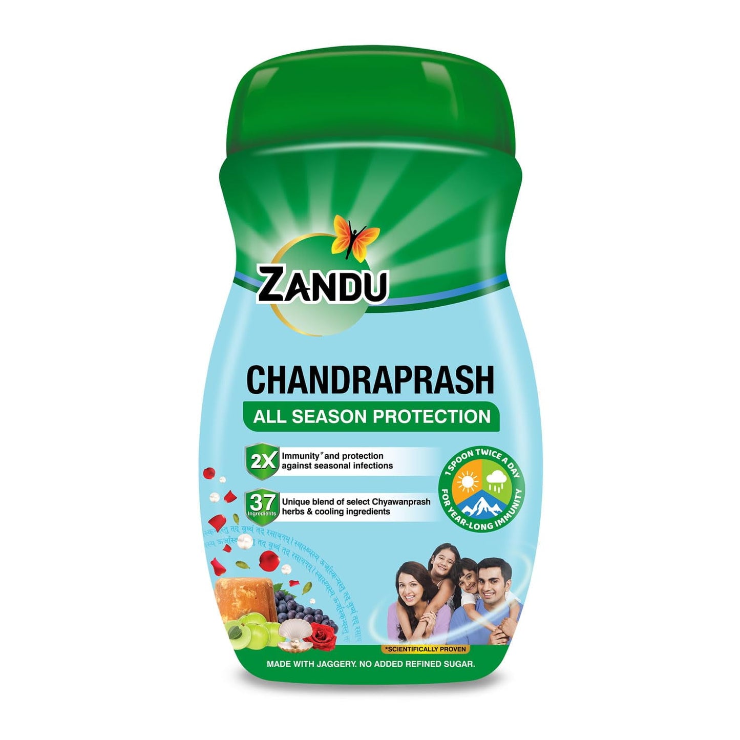 Zandu Chandraprash 900g Blend of 37 Ingredients Made with Jaggery, No Added Refined Sugar